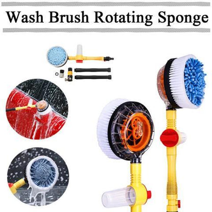 360° Rotary Car Wash Brush Kit