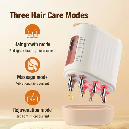 Revitalize Your Scalp with Red Light Vibration Massage Comb